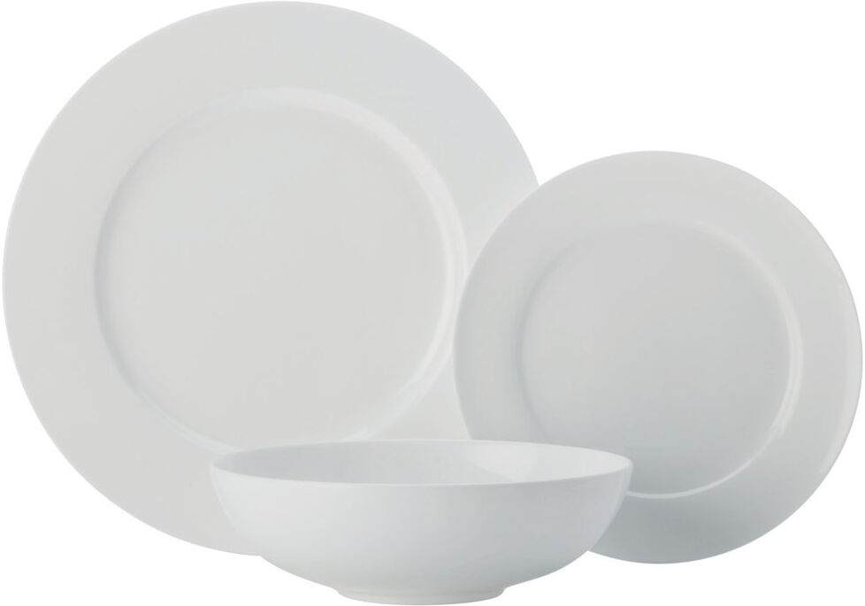 Maxwell & Williams Cashmere 12 Piece Bone China Dinnerware Set, Service for 4 White 12