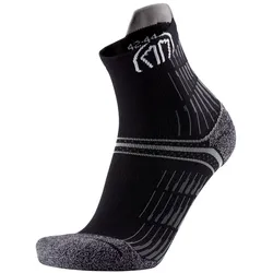 SIDAS Run Anatomic Comfort Ankle - Laufsocken - schwarz/grau - 39