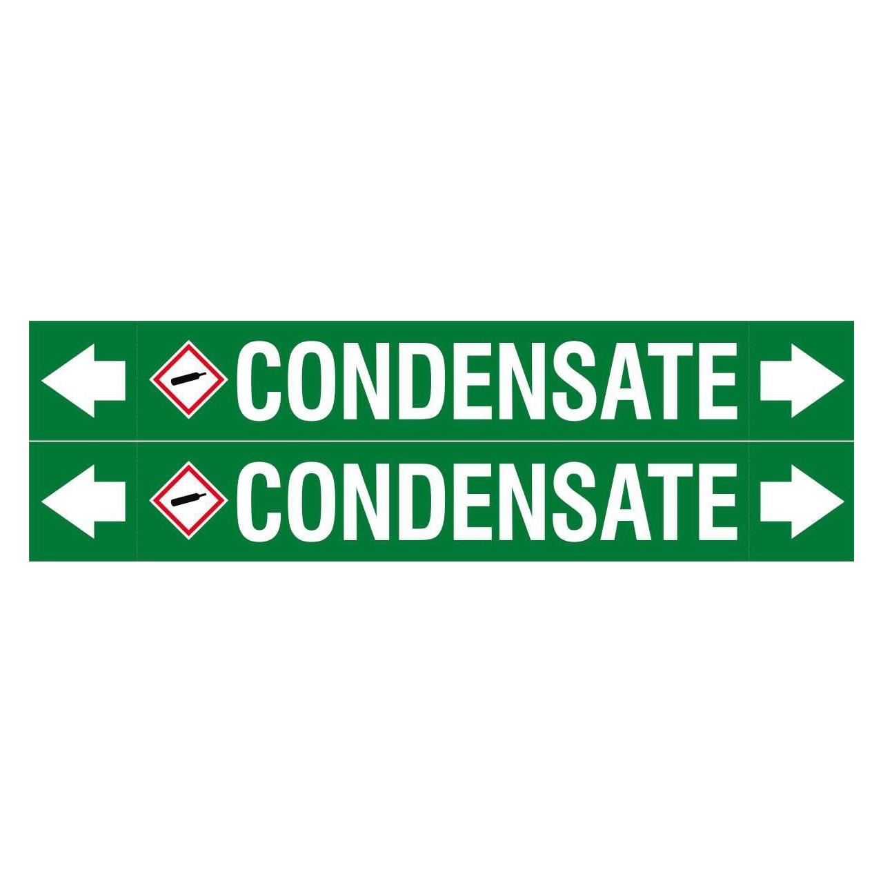 Brady ASME - Rohrmarkierer - Condensate (ASMEPM-50X345MM-CONDENSATE)