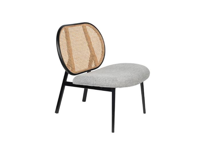 Design Loungesessel „Spike“ Natural / Grau Zuiver