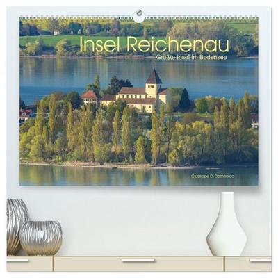 Insel Reichenau - Größte Insel im Bodensee (hochwertiger Premium Wandkalender 2026 DIN A2 quer), Kunstdruck in Hochglanz