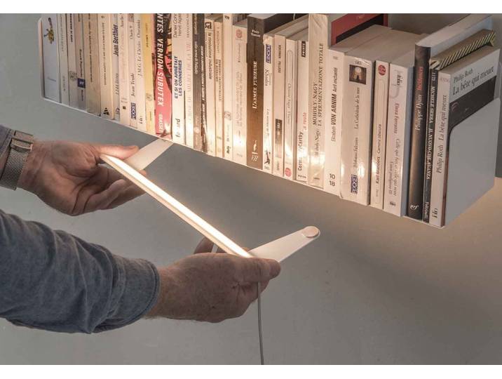 Lampe aimantée pour étagère - blanc - teebooks