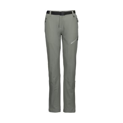 Funktionshose KILLTEC "KOS 239 WMN PNTS", Damen, Gr. 36, Normalgrößen, grün (helloliv), Obermaterial: 100% Polyester.Futter: 65% Polyester, 35% Baumwolle, Hosen Funktionshose, Stretch-Hose, wasserabweisend, schnelltrocknend, mit Gürtel