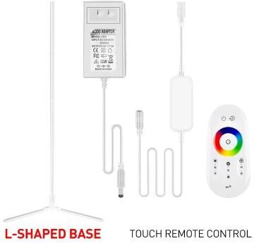 Uplift Picks Smart Tuya RGB Corner Floor Lamp With App Remote Mood Lighting white L (remote) 160 Cm (63 Inch) us