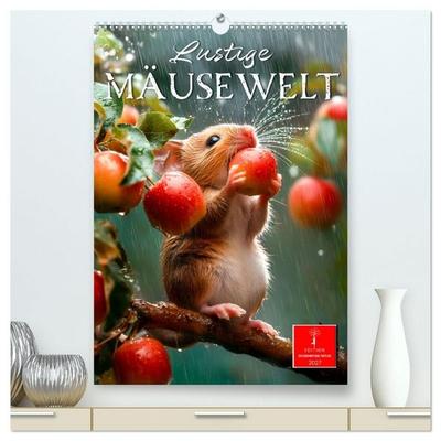 Lustige Mäusewelt (hochwertiger Premium Wandkalender 2027 DIN A2 hoch), Kunstdruck in Hochglanz