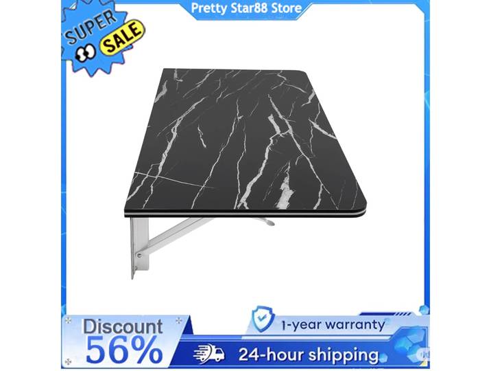 Table pliante murale antirouille, facile à nettoyer, pour chambre à coucher, salon, bureau, cuisine