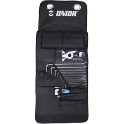 Unior, Werkzeugkoffer, 1600WRAP-US Werkzeugrolltasche, 15-tlg., black