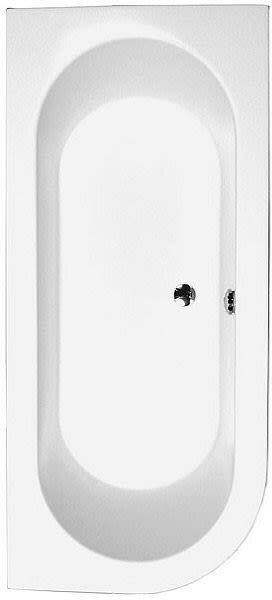 Caribia Ovalnova tub right Ovalnova right incl. foot frame