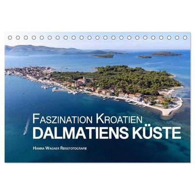 Faszination Kroatien - Dalmatiens Küste (Tischkalender 2026 DIN A5 quer), CALVENDO Monatskalender