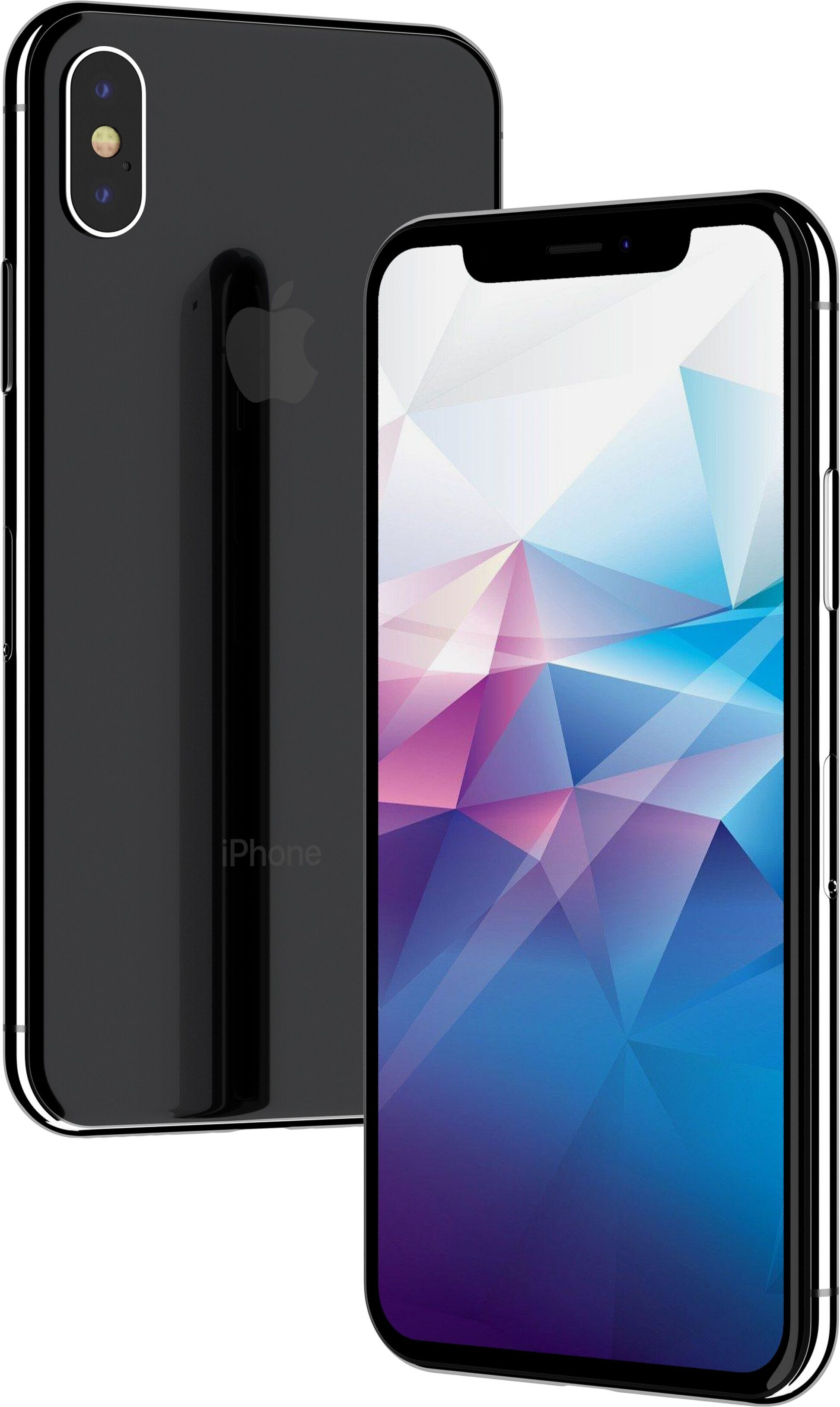 Apple iPhone X   256 GB   spacegrau - Refurbished