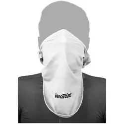 Velotoze, Unisex, Sturmhaube + Halsschlauch, Sturmhaube weiss One Size Weiss - optimaler Kälteschutz für..., Weiss, One Size