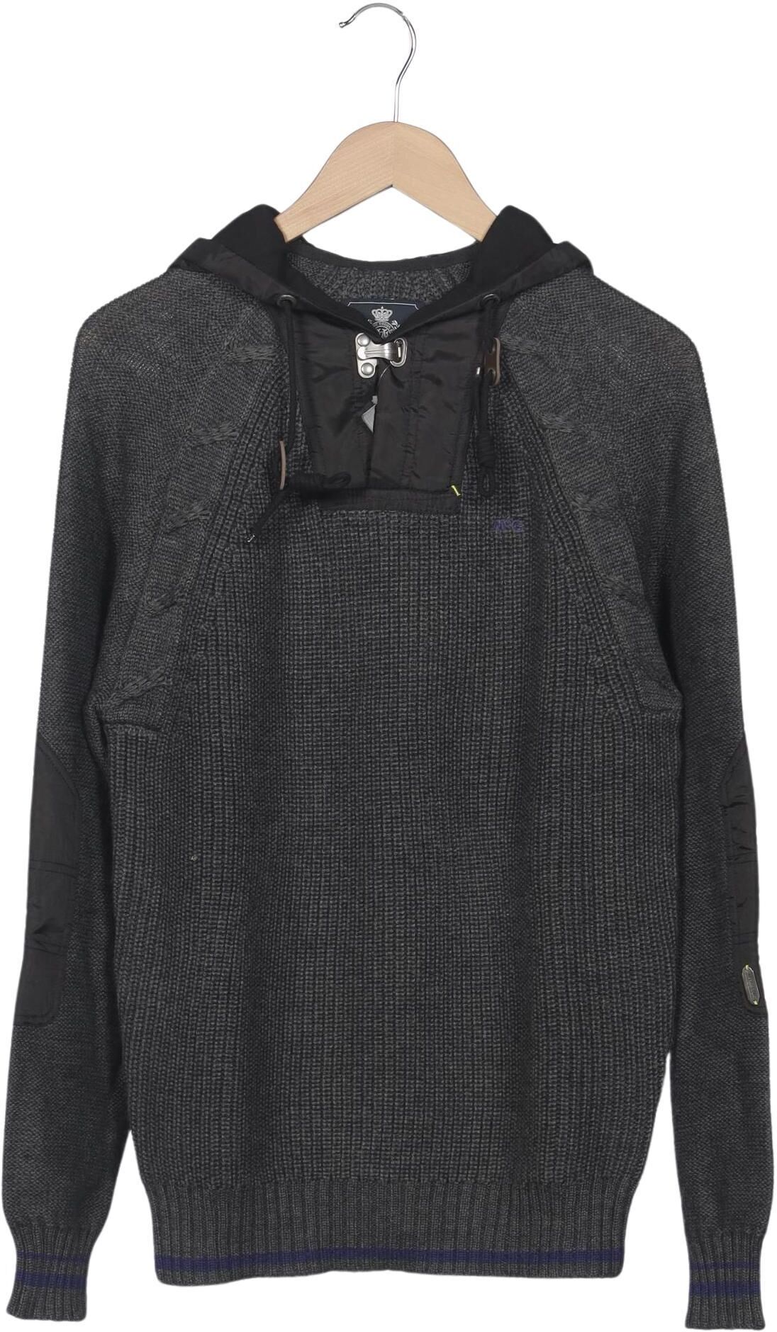 McGregor Herren Kapuzenpullover, Grau, Gr. M, Wolle / Synthetik - Second Hand