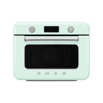 SMEG Multiofen "COF01PGEU", grün (pastellgrün), B:51cm H:40cm T:50cm, Minibacköfen