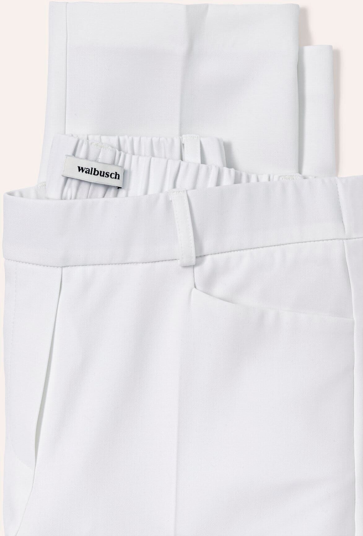Walbusch Koffer-Schlupfhose, Regular Fit#normale Größen#Kurzgrößen, Farbe Weiß, 20, knitterunempfindlich bequemer Bund Damen