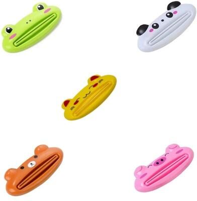 Uplifted Finds Cute Animal Multifunction Squeezer   Premium Cartoon Toothpaste Dispenser & Bathroom Tube Infrastructure all Styles