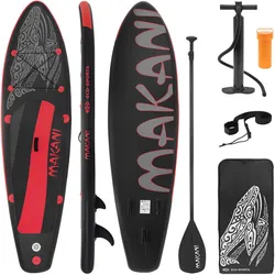 STAND UP PADDLE BOARD Makani Schwarz-Rot