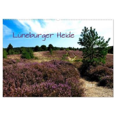Lüneburger Heide (Wandkalender 2027 DIN A2 quer), CALVENDO Monatskalender