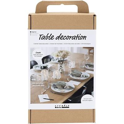 Creativ Company DIY Sets Basisversion Kreativ Set Tischdeko , Natur, Kreativ Box