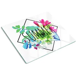 GLASPLATTE 60x52 cm Sommer