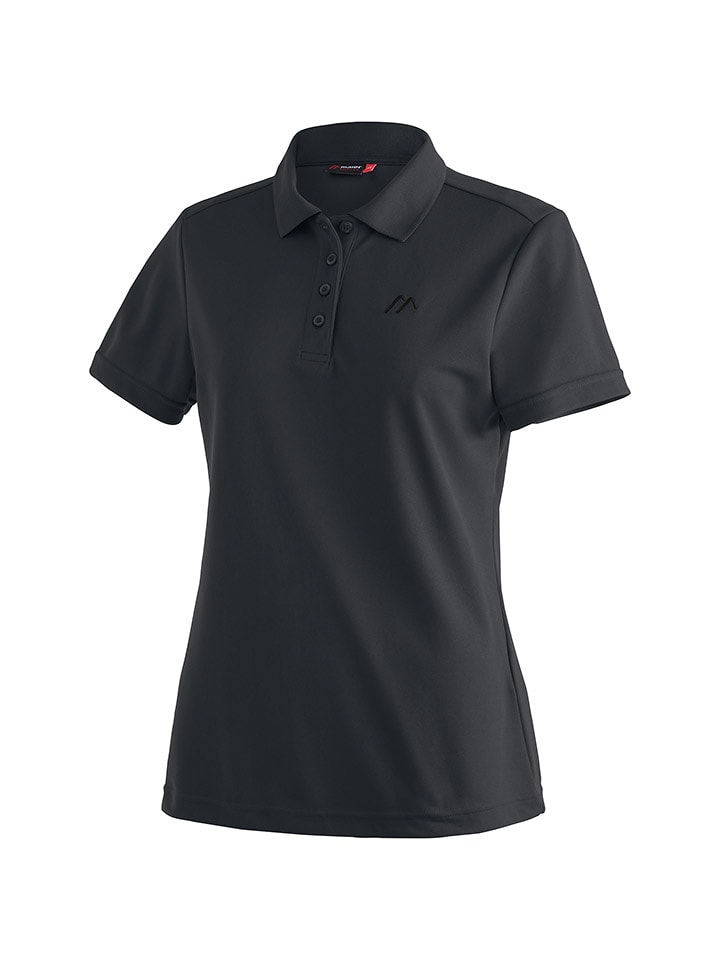 Maier Sports Funktionspoloshirt "Ulrike" in Schwarz - 38