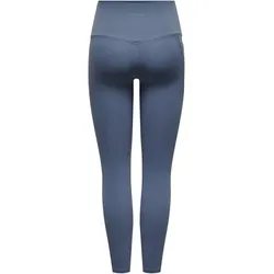 Only Play, Damen, Tights, Enger Schnitt Super-High Waist Leggings Sportleggings (XL), Blau