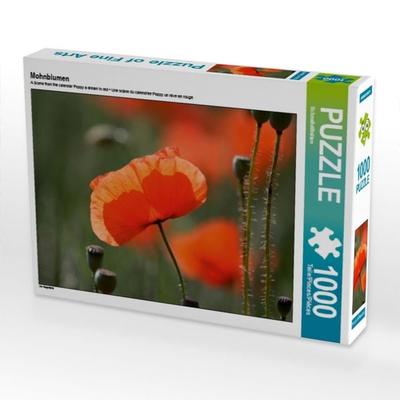 CALVENDO Puzzle Mohnblumen | 1000 Teile Lege-Größe 64x48cm Foto-Puzzle für glückliche Stunden
