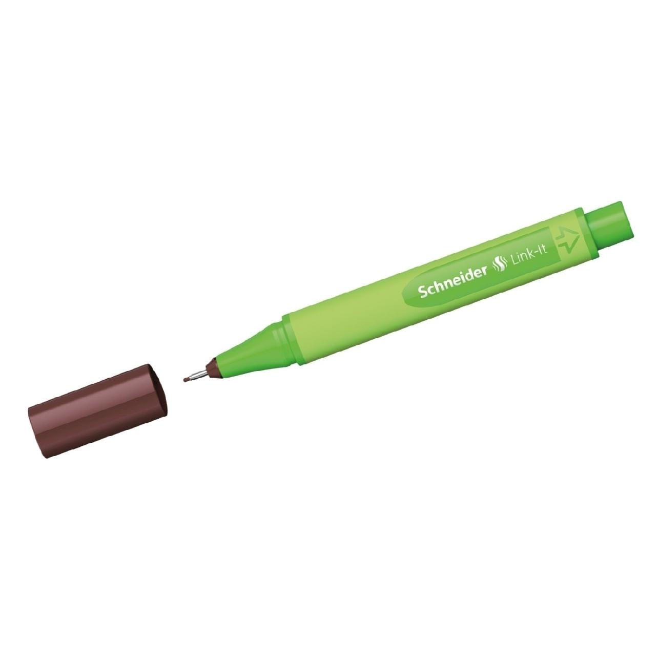 Schneider Fineliner Link-It - Dunkelbraun (10x) (191218)