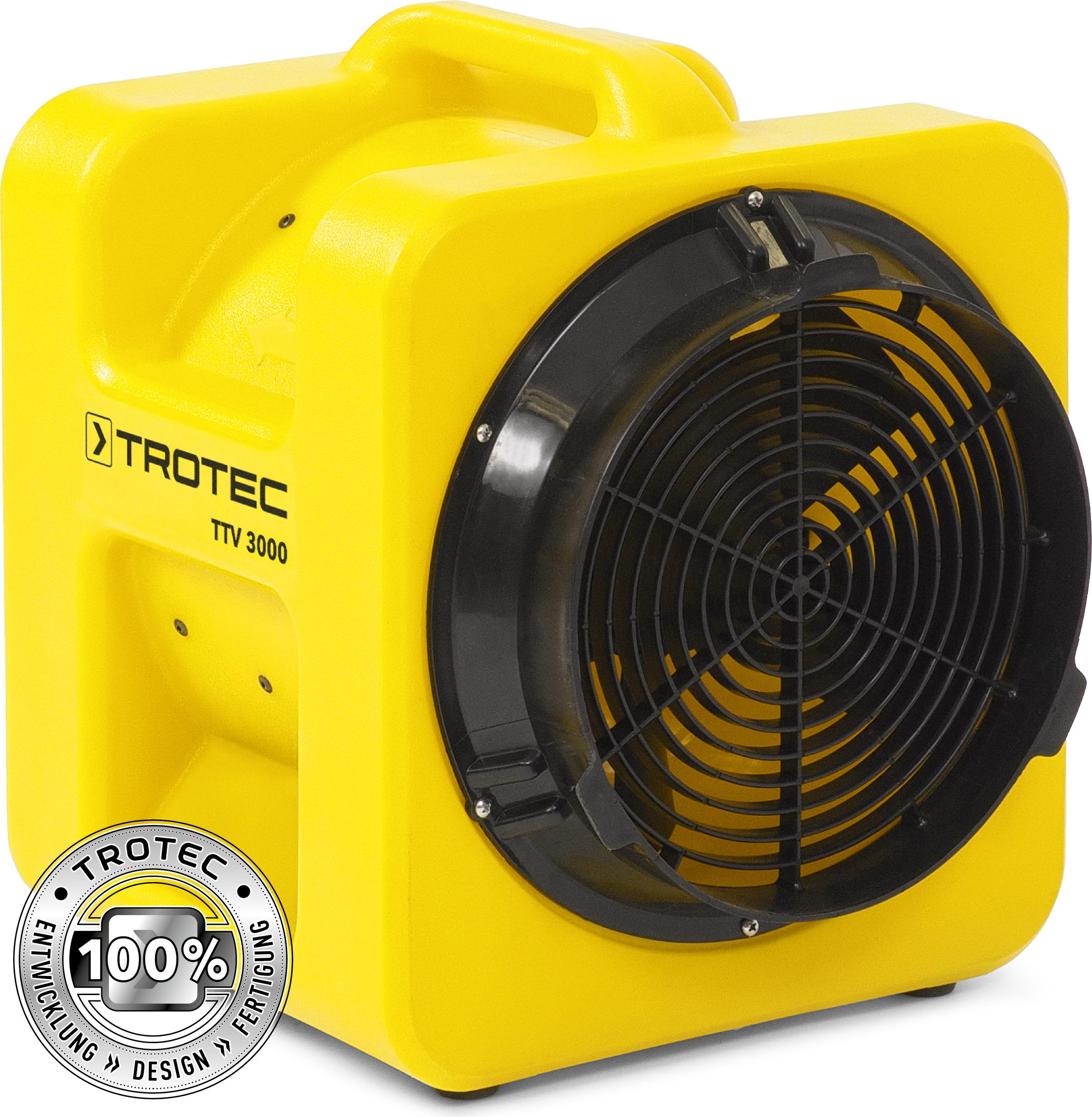 TROTEC Förderventilator TTV 3000 | Axialventilator | Bautrockner | Ventilator | Lüfter