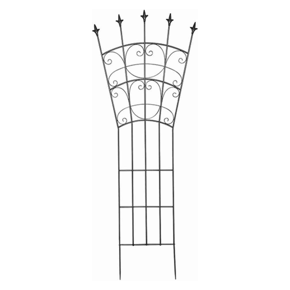 Siena Garden Rankgitter aus Metall anthrazit unterverzinkt 60x156cm (156 cm, 60 cm) (271551)