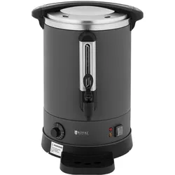 Royal Catering Wasserkocher Edelstahl Heisswasserbereiter Heissgetränkespender 2500 W 13,5 l, Getränkespender, Grau