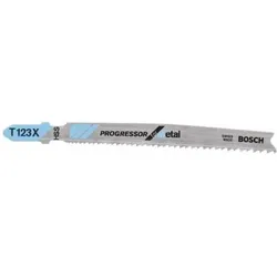 Bosch Professional Zubehör, Sägeblatt, PRO Metal thick and thin T123XF Stichsägeblatt, 100 mm, 25-tlg.
