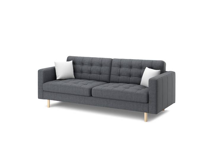 Sofa ALISHA 3-Sitzer anthrazit