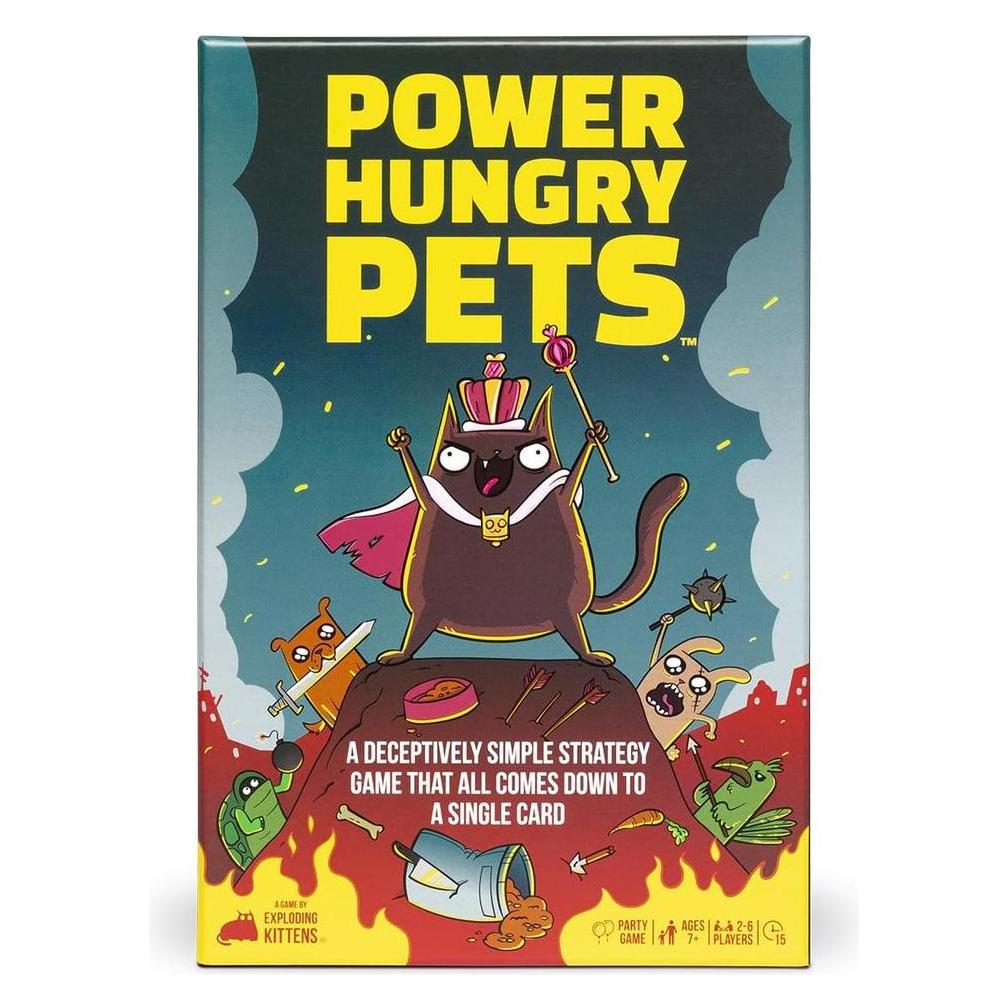 Asmodée Power Hungry Pets (Englisch, 2 - 6 Spieler) (EKPHPCORE4)