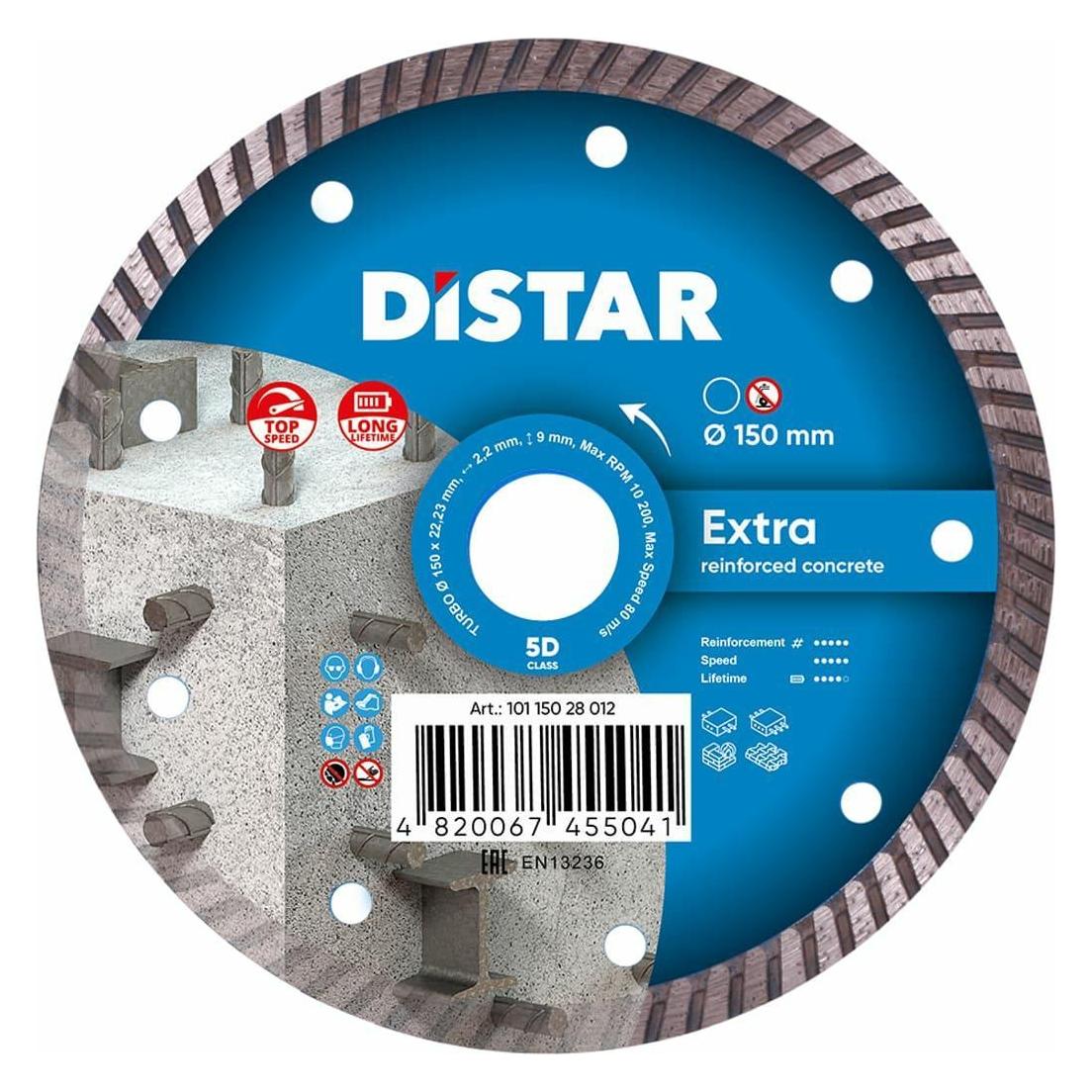 Mik-Bud DISTAR TARCZA DIAMENTOWA EXTRA 150 x 2,2 x 22,23mm TURBO (52762686)
