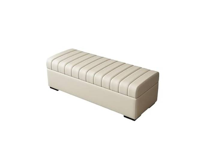 Fußbank Eingangstür Lagerung Schuhwechselhocker, Schlafzimmer Bett-End-Hocker, Bekleidungsgeschäft Umkleideraum, Ruheraum, lange Lederkunst Bankhocker Eingang Ottomane