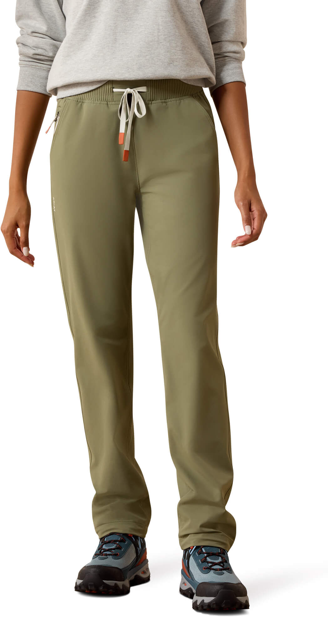 Women's Traverse Hiking Pants in Deep Lichen Green, Size: 25 Regular by Ariat