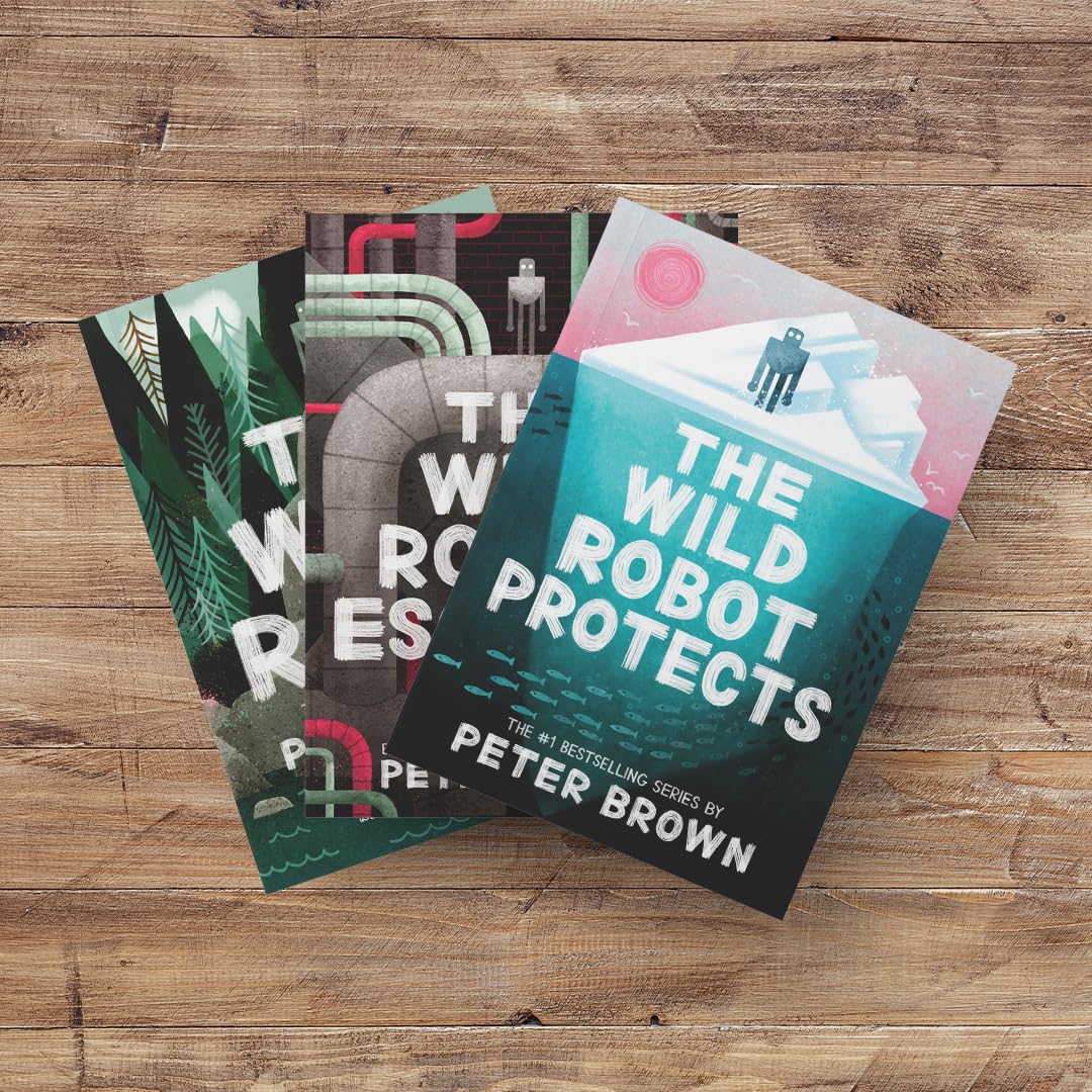 Piccadilly Press The Wild Robot Protects (The Wild Robot Book 3) by Peter Brown - Paperback - Ages 8-11 - Bestselling Adventure Series -