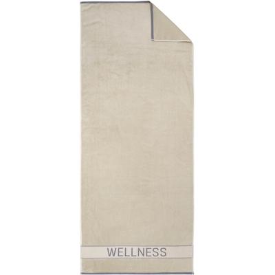 Saunatuch DYCKHOFF "Wellness", sand, B:80cm L:200cm, Frottier, Baumwolle, Handtücher