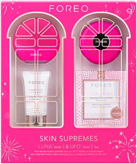 Foreo Juego  Skin Supremes Luna Mini 3 y UFO Mini 2