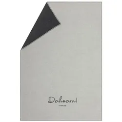 David Fussenegger Wohndecke Sylt 'Dahoam' 140 x 200 cm Filz - Hellgrau