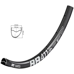 DT SWISS Felge 28" RR 411 DB asymmetric Disc