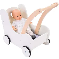 Engelhart Puppen-Laufwagen - Grau/weiss