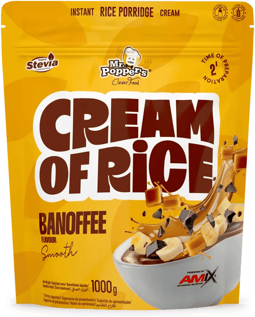 Amix Nutrition Creme de Arroz Mr Poopers 1000g Turrão-Caramelo