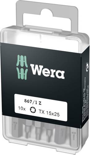 Wera 05072407001 867/1 Z DIY SiS TX-Bit Antrieb: 1/4 (6.3 mm) Abtrieb: TX TX 15 25mm