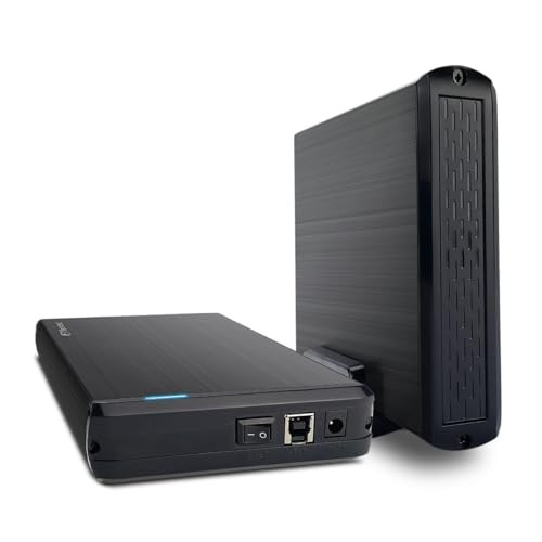 FANTEC DB-G35U3-6G USB 3.2 Gen1 harde schijf behuizing voor 1x 3,5 inch SATA harde schijf, zwart