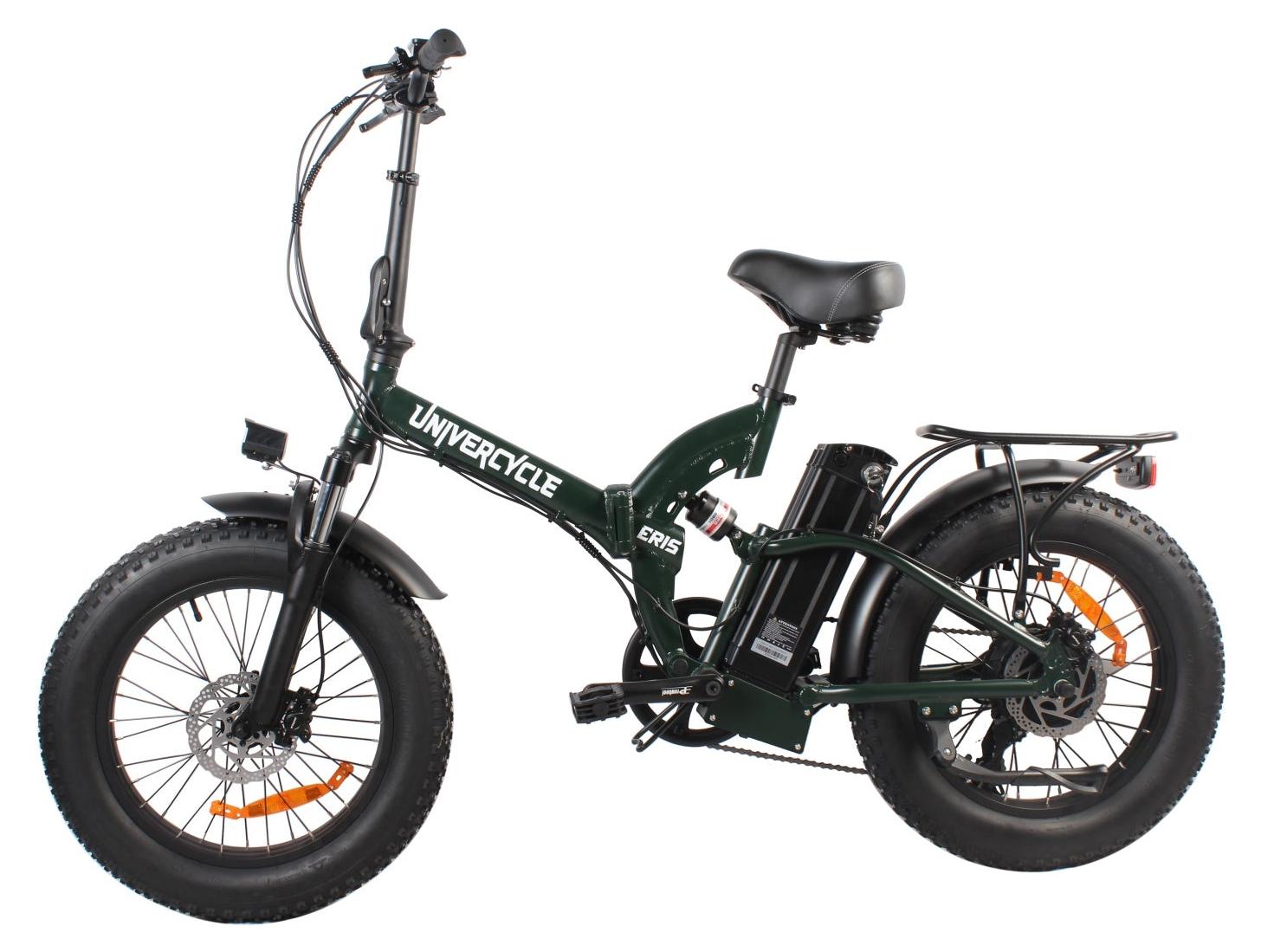UNIVERCYCLE B4 Elektrofahrrad - Akku 48V13Ah 20" Reifen Hydraulische Scheibenbremse - Grün
