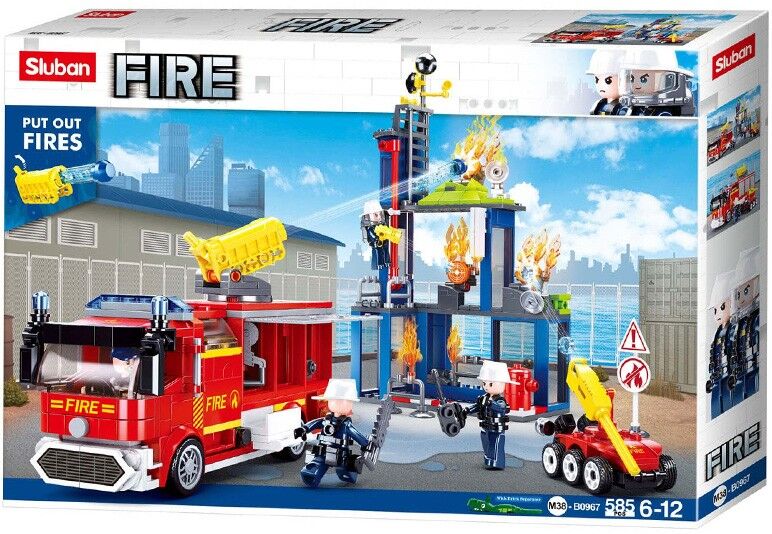 Fire : Centre de formation des pompiers 585 pcs - Sluban