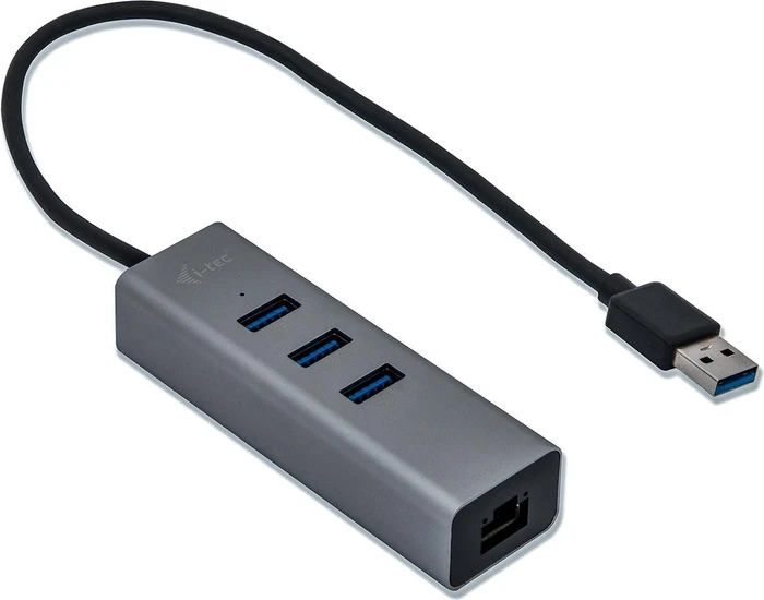 I-TEC USB 3.0 Metal 3-ports mit Gigabit Ethernet