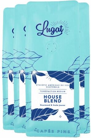 Cafés Lugat - Le Blend Maison Kaffeebohnen 1 Kg - MaxiCoffee