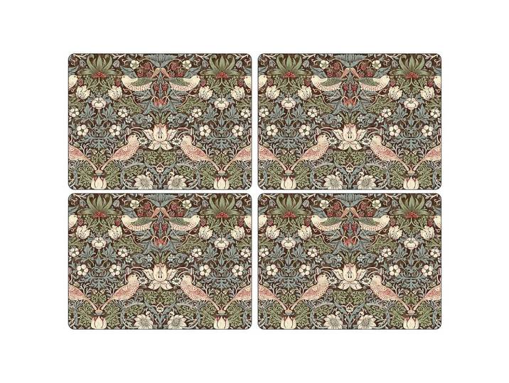 Pimpernel Set de table Strawberry Thief 30x40 cm, lot de 4 Marron
